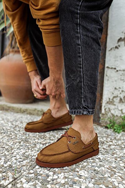 Rainon Store Tan Linen Casual Shoes