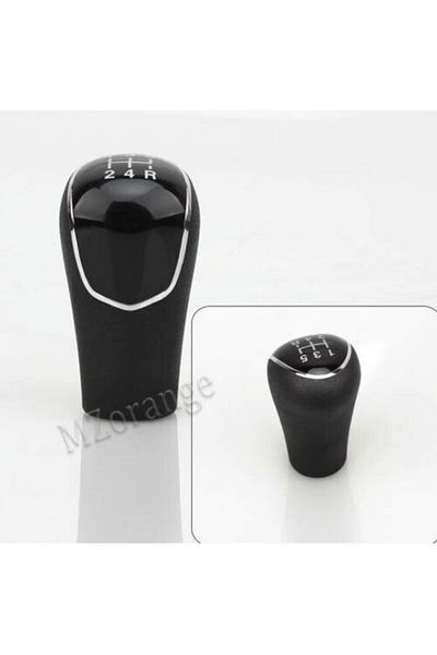 Favori Auto Parts Hyundai I20 Leather Gear Shift Knob 5 Speed 2014-2018 Black Scheme