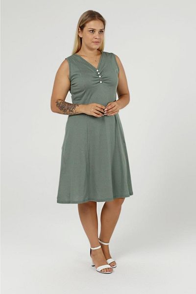 Nehir tekstil Sleeveless Cotton Combed Cotton Mother Dress