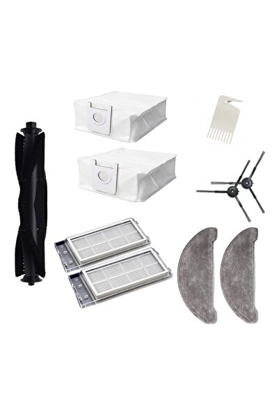 Robotcum Σετ αναπλήρωσης ηλεκτρικής σκούπας ρομπότ συμβατό με Roidmi Eve