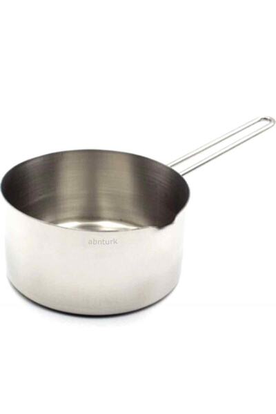 abnturk 14 Cm Paslanmaz Çelik Sütlük 18/10 Ultra Lüks Inox Derin Sos Tavası M...
