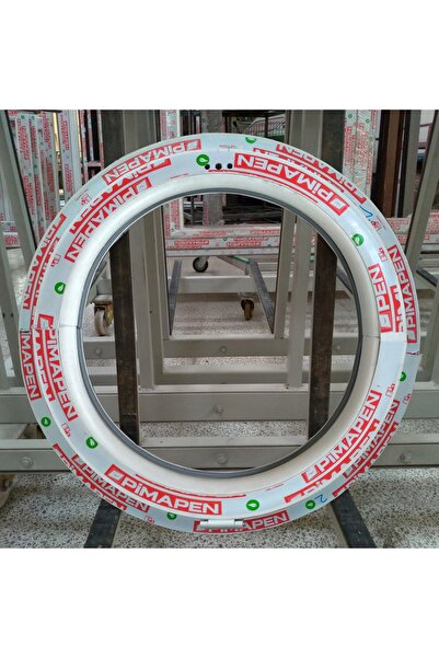 pimapen 70 cm Beyaz Sabit Tipte Camsız (Ç.C.) Yuvarlak Pencere