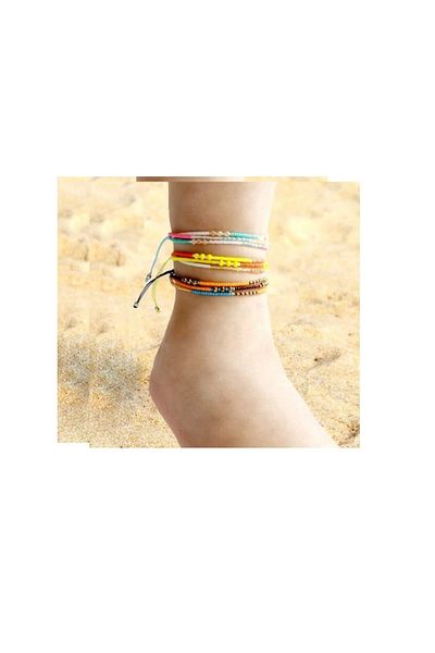 İPAR AKSESUAR Women - Triple Beaded Anklets and Bracelets