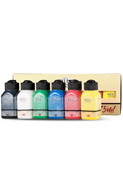 Artdeco Akrilik Boya 6X75 Ml Set Canlı Renkler Lv Y 070I As1 / Artdeco