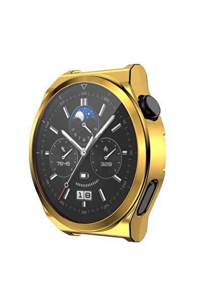 Ally Huaewei Watch Gt 3 Pro 43mm Kılıf 360 Full Koruma Ultra Ince Silikon Kıl...
