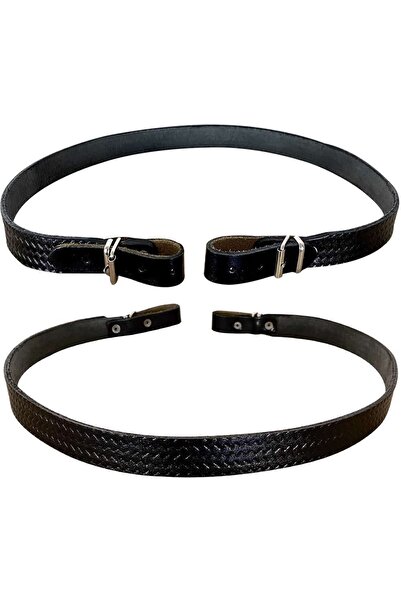 Genel Markalar Deri Tüfek Askı Kayışı 1.kalite Siyah 2,5 Cm