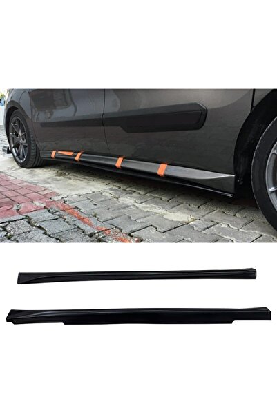 HasAkman Fiat Doblo Aero Yan Marşpiyel Seti Mat Siyah Plastik 2009 Ve 2017 Arası