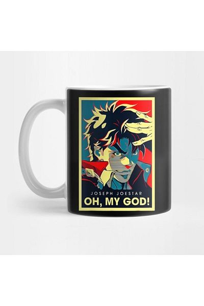 Öz Kupa Lover Japanese Manga Jojo Adventure - Joseph Joestar Mug
