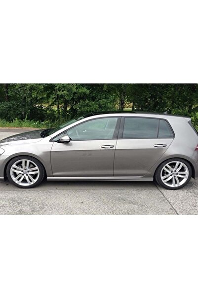 HasAkman Vw Golf 7.5 R Marşpiyel Seti Mat Siyah Plastik 2018 2019 Uyumlu