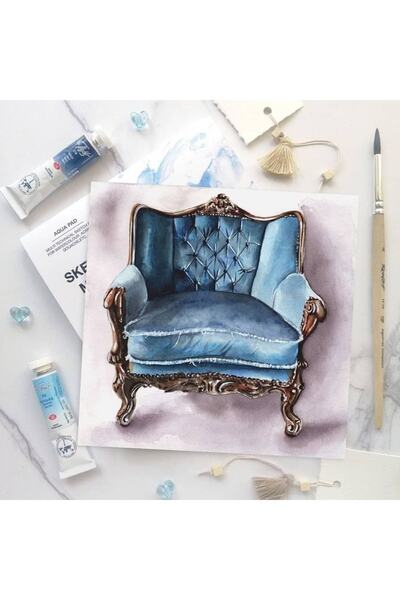 Poli Art Design ألبوم مربع 15x15 سم (لألوان مائية ورسومات) ألبوم ألوان مائية