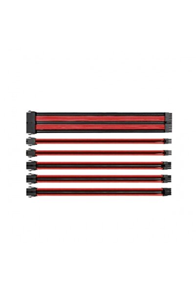 THERMALTAKE Ttmod Kırmızı Siyah Power Supply Sleeved Kablo Seti (16 Awg)