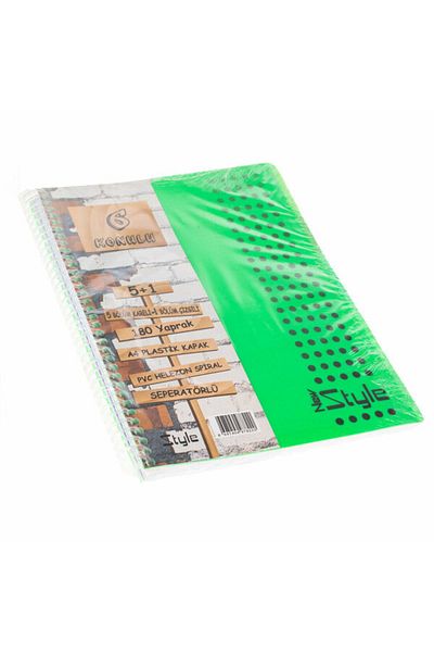 NEW STYLE A-4 Plastic Cover Hlz.Spr.5+1 180Yp-8220