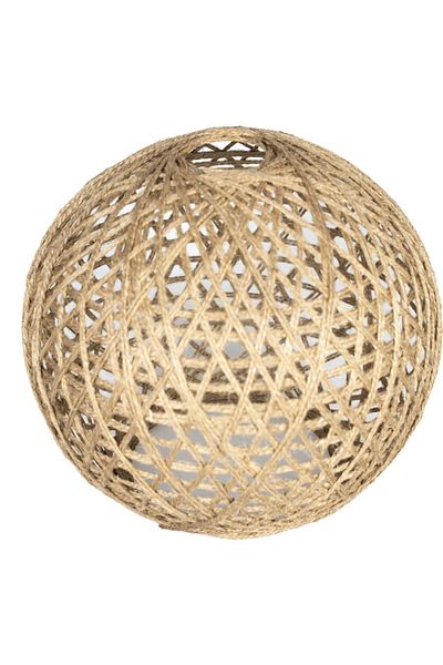 greenGAP Jute Rope Straw Ball Balloon Chandelier Head - Floor Lamp Head - Lamp Shade [diameter (Ø): 17 Cm]