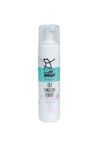 GÜLÇİÇEK KOZMETİK Skin Cleansing Foam with Natural Rose Water, Aloe Vera and Glycerin