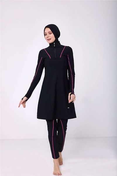 TESMAY Temay 2153 Performance Style Full Covered Hijab Swimsuit