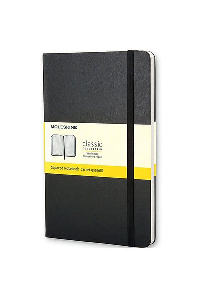 Moleskine Caiet mare cu copertă flexibilă în carouri