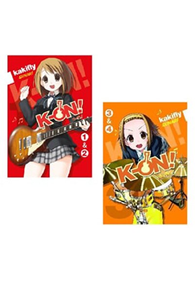Komikşeyler Yayıncılık K-on! (1&2 - 3&4) 2'li Set