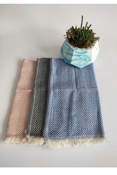 lovebox 3 Bucuri Sortiment Culoare Jacquard Bumbac Serviciu American Dimensiune Medie 30 X 50 Cm
