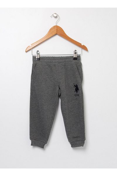 U.S. Polo Assn. Ανδρικό παντελόνι αθλητικό με ελαστικό πόδι Grey Melange G083sz0op.000.1455958.vr081