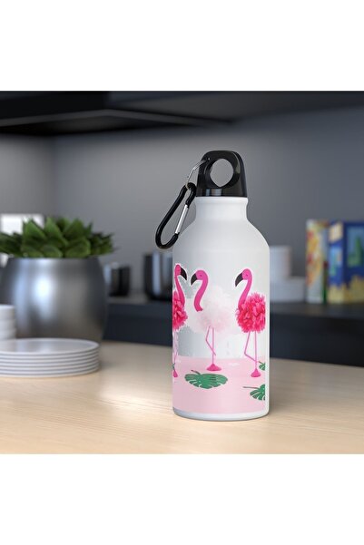 LADİJİTAL BASKI ÇÖZÜMLERİ Flamingo Visual Water Bottle & Water Bottle