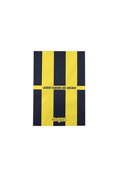 Bikutumutluluk Hediye - Sarı Lacivert Taraftar Motto Kartı Kartpostal