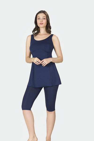 SEBOTEKS Sleeveless Tights Dress Swimsuit 9005