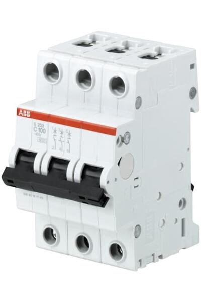 ABB S203-c80 3x80a C Tıpı 6ka Otomatık Sıgorta