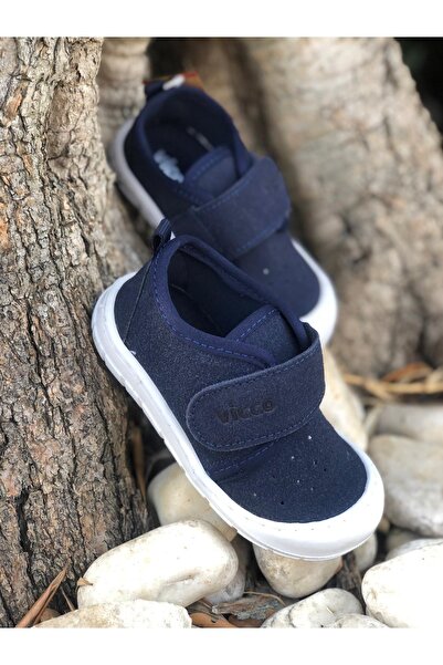 Vicco Navy Blue - Anka Soft Sole Home - Nursery Shoes