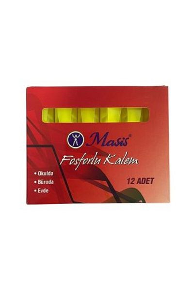 Masis Highlighter Yellow 12 Pieces