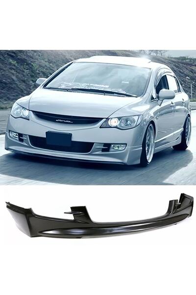 HasAkman Civic Fd6 Makyajsız Mugen Ön Ek 2006 2007 2008 2009 Abs Plastik Uyumlu