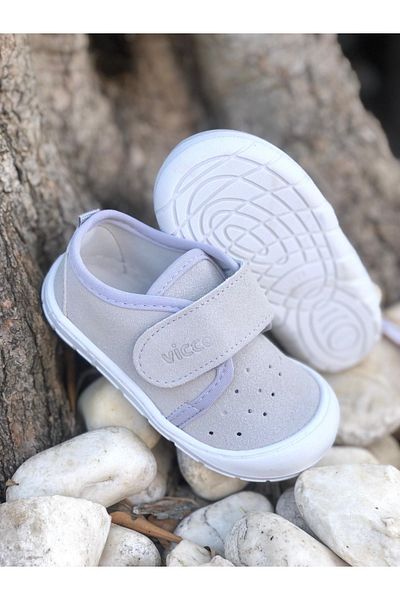 Vicco Gray - Phoenix Soft Sole Home - Nursery Shoes