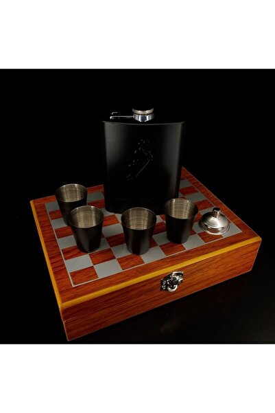 hediyeconcepti Özel Tasarım Johnnie Walker Retro Paslanmaz Çelik Matara Ve Sa...