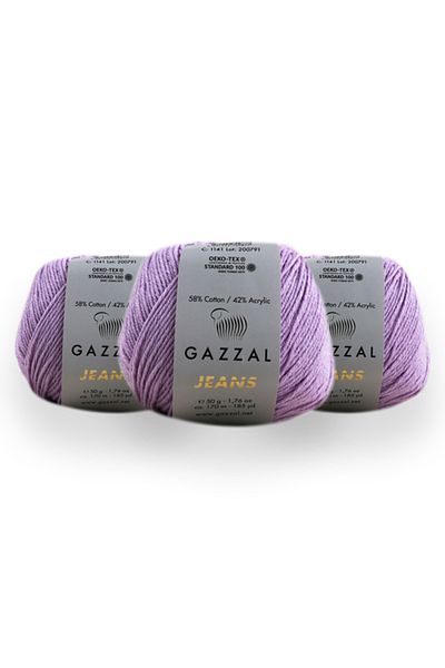 Gazzal Τζιν 50 gr 3 Συσκευασία Amigurumi Punch Πλεκτό Χέρι Κλωστή Taka 1141 Jns