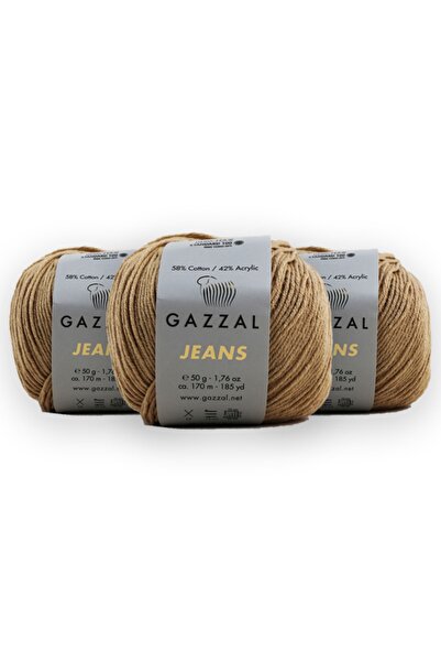 Gazzal Jeans 50 Gr 3 Pack Amigurumi Punch Hand Knitting Yarn Taka Yarn (1106 ...