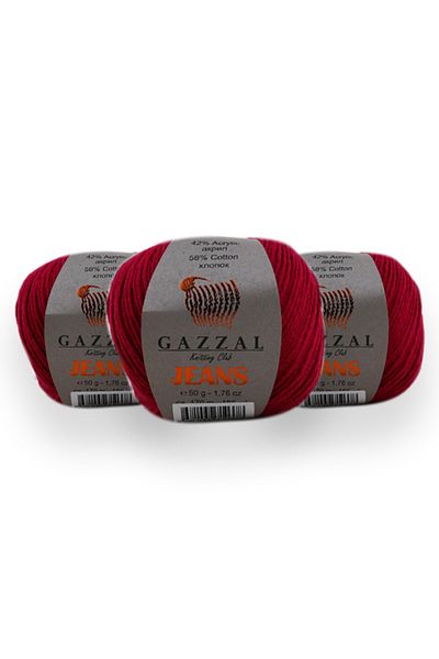 Gazzal Τζιν 50 Gr 3 Πακέτο Amigurumi Punch Πλεκτό Χέρι Κλωστή Taka Yarn