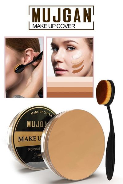 MUJGAN Make Up Cover Porcelain Concealer 11 Classic Spoon Brush