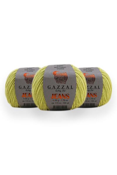 Gazzal جينز 50 جرام 3 عبوات من خيوط الحياكة اليدوية أميجورومي بانش تاكا (1126...