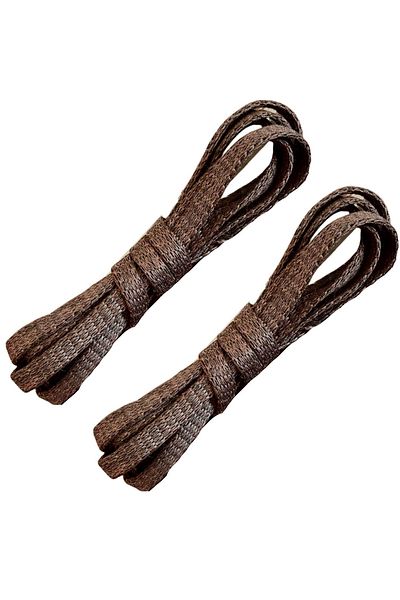 Foottab 70 cm Flat Waxed Laces - Sports Classic Shoe String, 1 Pair