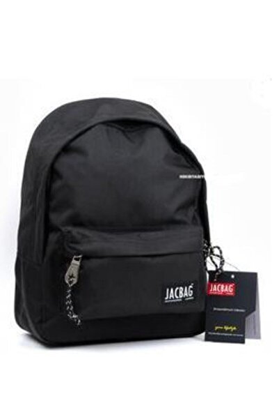 Jacbag Sırt Çantası Junıor Tek Bölmeli Siyah /