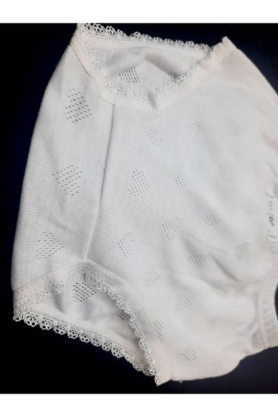 BERKAY Sundan Pandakiddo Cotton Baby Panties with Lace Back