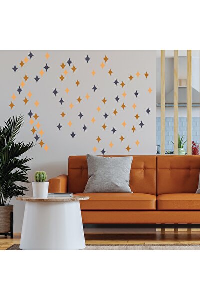 Aysprint Set de autocolante cu stele (culoare pastel închisă)