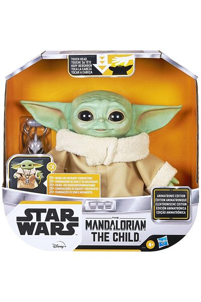 Hasbro Star Wars Animatronic Baby Yoda The Child Grogu With More Than 25 Sound and Movement Combinations