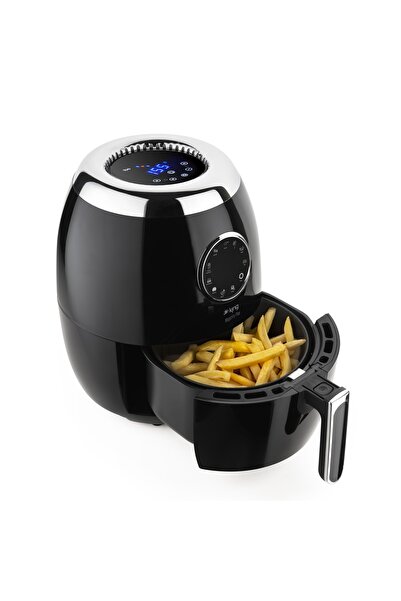 King Magicfryplus Airfryer Yağsız Sıcak Hava Fritözü Siyah - 4 Yıl Garanti