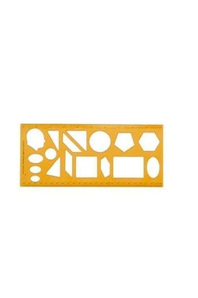 Yıldızlar 040 Geometric Template Ruler 25 Cm