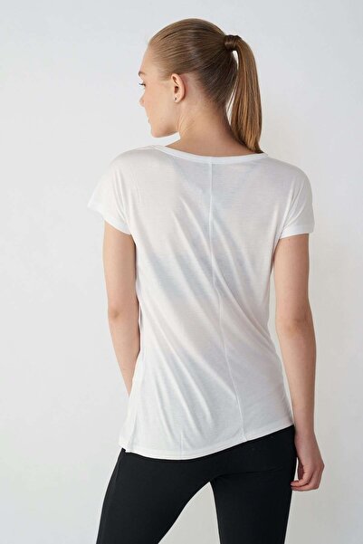 hummel Γυναικείο λευκό κοντομάνικο μπλουζάκι Jensy