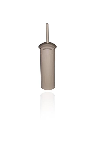 FMY HOME & GARDEN Krem Paslanmaz Metal Tuvalet Fırçası Dayanıklı Sert Fırçalı...