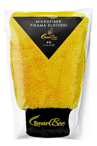 SmartBee Premium Mikrofiber Araç Yıkama Ve Cila Eldiveni