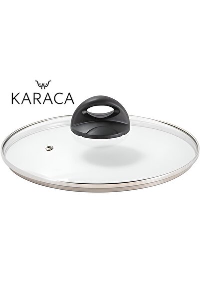 Ermiya Tencere Tava Sahan Için Temperli Z Tipi Cam Kapak 26 Cm
