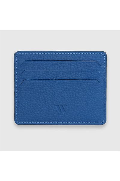 My Valice Unisex Genuine Leather Wallet And Card Holder 1817 Saks Blue