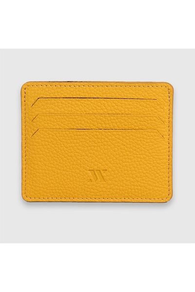 My Valice Unisex Genuine Leather Wallet And Card Holder 1817 Yellow